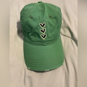 Distressed Heart Embroidered Hat